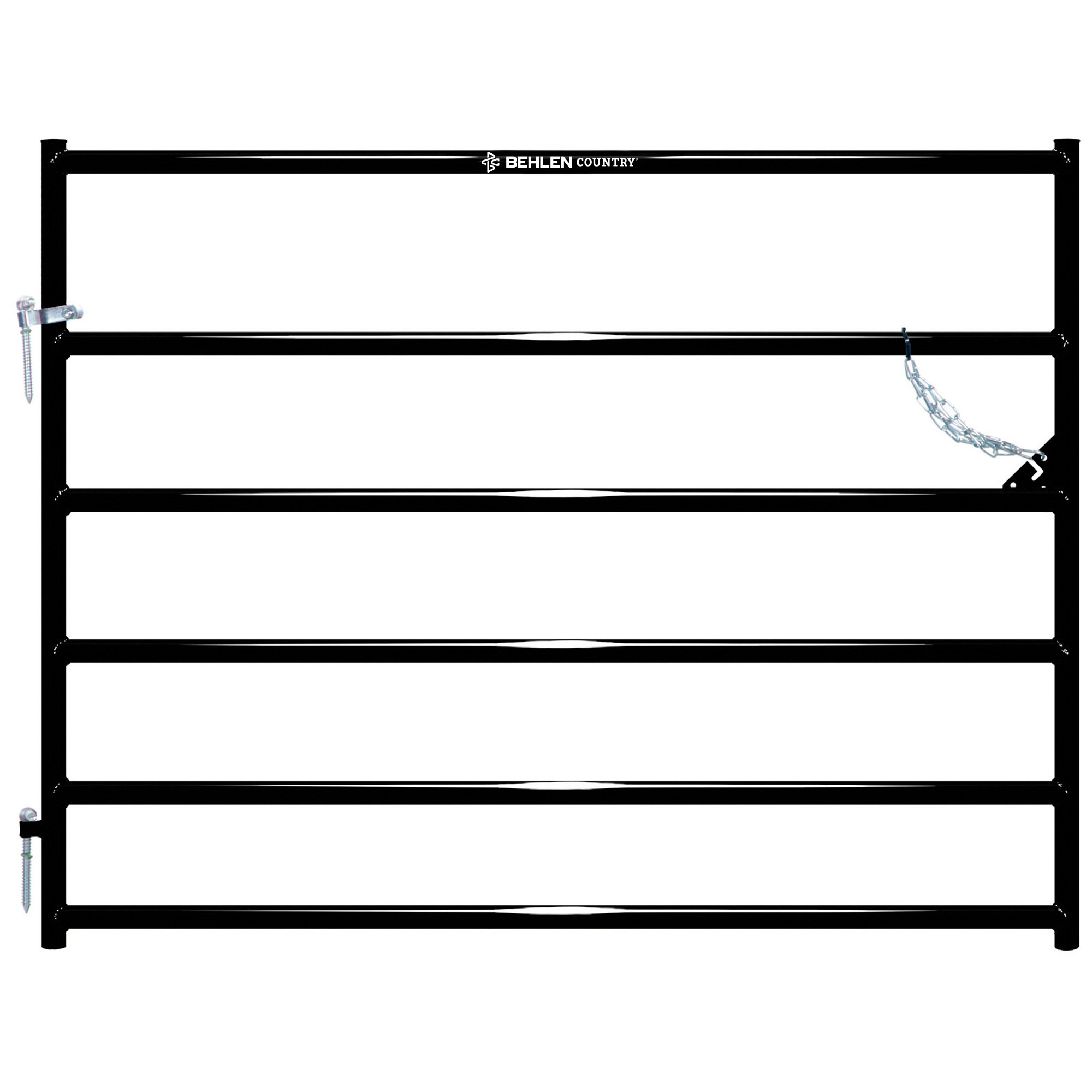 Behlen Country 6' Heritage Square Corner Gate | Black